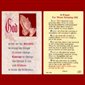 English Laminated Prayer Cards